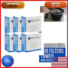 BUNN 8-12 Cup Coffee Filters, 6 Each, 100ct 20104.0006 picture