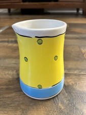 Sandra Siberman's Dotti Potts Yellow Creamer Polka Dots picture
