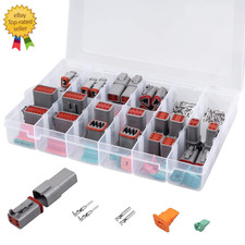 228 PCS Deutsch DT Connector Kit, 2, 3, 4, 6, 8, 12 Pin Gray Connector Assemblie picture