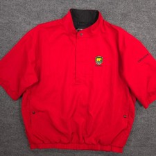 FootJoy DryJoys Windshirt Mens XL Red Bear's Best Atlanta Golf Course Pullover picture