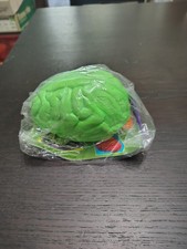 Vintage 1996 Nick Nerf Green Brain Football Toy Sealed Nickelodeon Kenner  picture