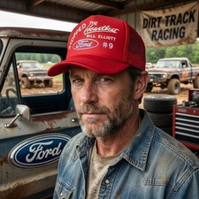VTG Bill Elliott Trucker Hat #9 Ford I Stopped The Heartbeat Cap NASCAR Racing picture