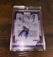 Panini 2021 Playbook Justin Jefferson Vikings #56 Plate Auto 1/1 picture