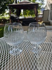 (2) Waterford Crystal Lismore Diamond Brandy Balloon 5 7/8
