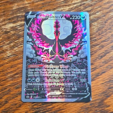 Pokemon Galarian Moltres V 177/198 Chilling Reign Full Art Holo Ultra Rare picture