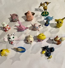 Vintage Pokemon Figures Lot of 15 Nintendo TOMY Pikachu Jigglypuff Psyduck picture