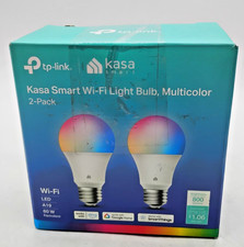 Kasa Smart Full Color Changing LED Light Bulb A19 60W 800 Lumens 2-Pack KL125P2 picture