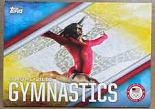 Simone Biles RC Topps 2016 U.S. Olympic Team Gymnastics Insert Card OD-22 picture