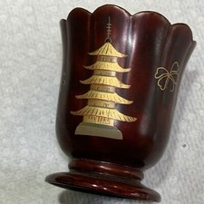 MCM Maruni Lacquerware Sake Cup Hand Made Occupied Japan picture