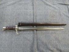 WWI FRENCH M1892 2ND PATTERN SWORD BAYONET & SCABBARD EXCELLENT CONDITION picture