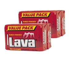 Lava Heavy-Duty Hand Cleaner Bar Soap, 5.75 oz Double Twin Pack (4 Bars Total) picture