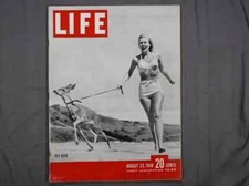 Life Magazine Aug 23, 1948 Pet Deer picture