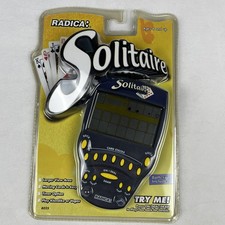 Vintage 1999 Radica Big Screen Solitaire Handheld Game Model 8025 - NEW & SEALED picture