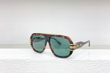 Cazal MOD.882 Tortoise Gold Green Retro Double Bridge Unisex 61-14-140 picture