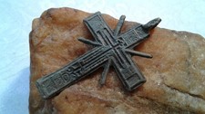 RARE ANTIQUE c.1600s - 1700s LARGE 2” RUSSIAN ORTHODOX 
