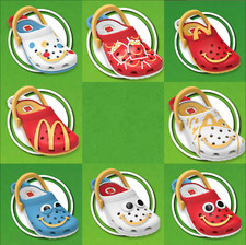 2024 McDonald's Mini Crocs Keychain Happy Meal Toys, SAME DAY SHIPPING picture