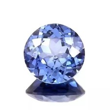 Natural Certified Blue Sapphire Flawless 9.40 Ct Round Cut Loose Gemstone picture