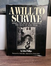 Will To Survive John Phillips HC 1977 Signed David Douglas Duncan Israel Photo B picture