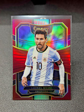 2017 Panini Select #76 LIONEL MESSI Red Prizm /199 💎 The GOAT 🐐 picture