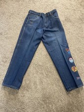 Vintage Harlem Globetrotters Pants Mens 38x34 Blue Basketball Platinum FUBU picture