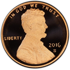 2016-S Proof Lincoln Shield Cent 1C picture
