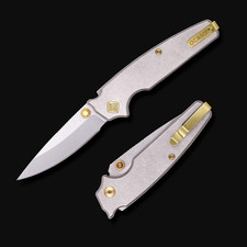 Ocaso x Demko Knives - Regis (Gold)  [SOLD OUT EVERYWHERE] picture