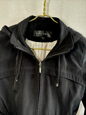 Fleet Street Womens Rain Jacket Coat, Lined Windbreaker Full-Zip Sz Small picture
