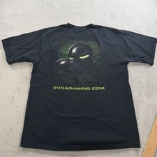 Vintage NVIDIA EVGA Gaming Promo Tee Fruit of The Loom Graphic Shirt Size L picture