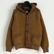 Kapital Wool Knit Parka Cardigan Men's Size L Mohair Used made in JAPAN picture