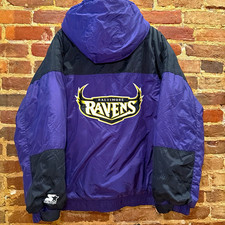 Vintage Baltimore Ravens NFL Starter Jacket (Size XL) picture