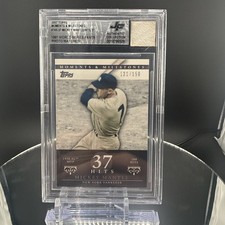 1961 Mickey Mantle World Series Pants Moments & Milestones 37 Hits /150 BGS picture