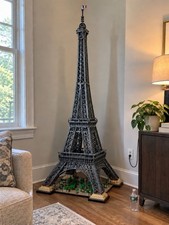 10,001 Pc Eiffel Tower Building Block Set 58” Tall Sealed Bags New No Box picture