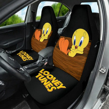 Tweety Bird Car Seat Covers For Fan (set of 2) TN1557 picture