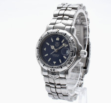 Vintage [N MINT] TAG HEUER 6000 Professional WH1315-K1 Blue Ladies Watch JAPAN picture