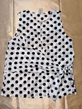 SAĆE  Polka Dot Blouse Size M picture