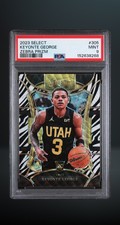 2023-24 Panini Select Mezzanine Keyonte George #305 Zebra Prizm RC PSA 9 picture