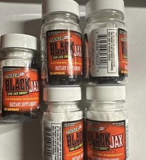 BLACK JAX by Stacker ENERGY PILLS 5 BOTTLES X 20CT 100 Ct  picture