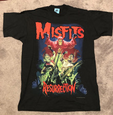 Misfits 1996 Resurrection Tour Shirt Size LARGE picture