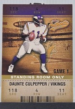 2003 Fleer Authentix Dante Cullpepper Standing Room Only 16/25 picture