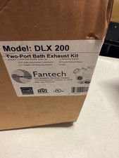 Fantech Model: DLX 200 Exhaust Fan Kit: Two-Port Bath Exhaust Kit New in Box picture