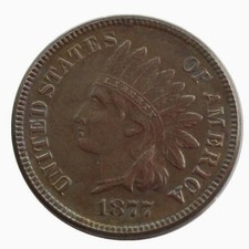 ---1877 Indian Head As shown in the figure--- picture