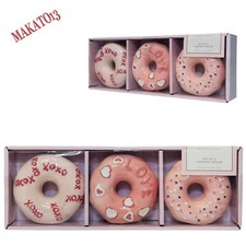 Cupcakes and Cashmere Valentines Day Ceramic Doughnuts Shaped Home Decor Donuts picture