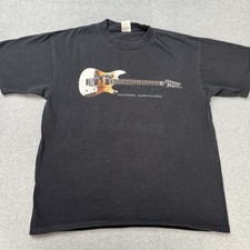 Vintage Anvil T Shirt Mens Large Joe Satriani Guitarist Super Colossal Tour Y2K picture