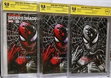 9.8 (Set) Spider-Man Spider's Shadow #1  CBCS Signed Mico Suayan Trade/Virgin/BW picture