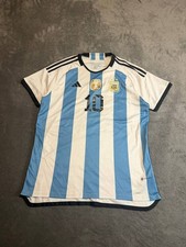 Adidas 2022/23 Messi #10 Argentina Home Soccer Jersey 3 Stars Mens Sz XL picture