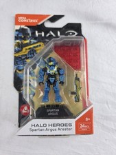 MEGA Bloks Construx HALO Heroes Series 4 Spartan Argus Arestor FFM76 Mattel 2017 picture
