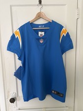 Nike Los Angeles Chargers Elite Home Jersey Size 48 Blue picture