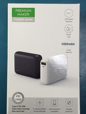 WHOLESALE 100 Premium Maker Power Bank - 5000mAh USB C, small, airplane safe. picture