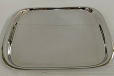 ALESSI for Delta Airlines Rectangular Stainless Steel Serving Tray 8in x10.5 in. picture