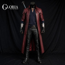 Devil May Cry Dante Cosplay Costume Full Set Halloween Show Clothing Set picture